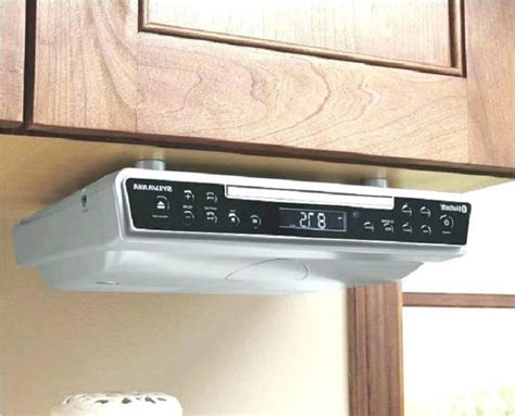 stainless steel under cabinet radio|under cabinet radio installation.